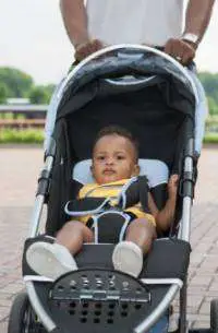 baby in a stroller picture
