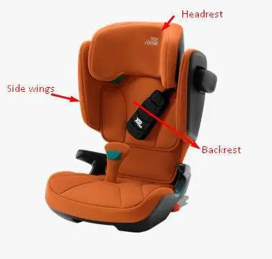 high backed booster seat